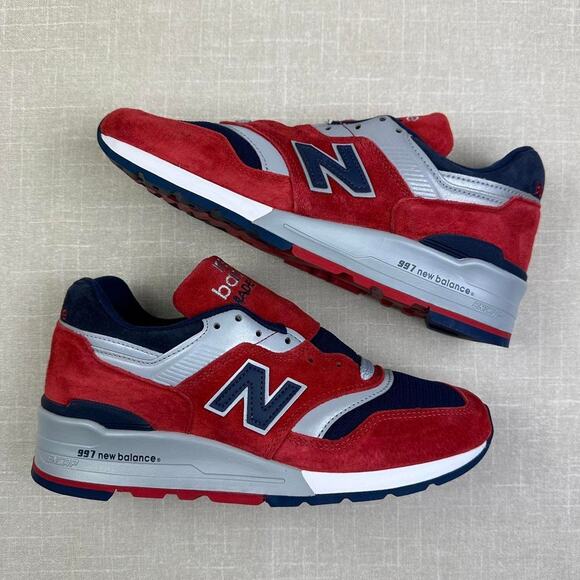 New Balance 997 "Connoisseur Ski Red" Made in USA Women 8.5 - Picture 2 of 5
